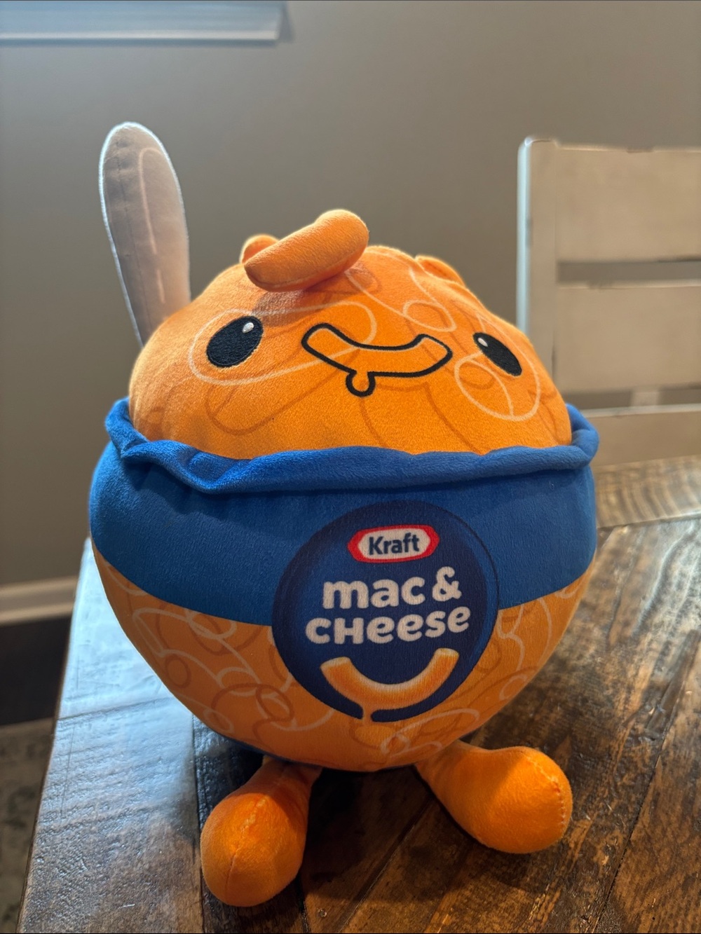 Mac & Cheese Plush Toy - Orange & Blue Kids Toy
